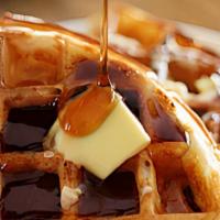 Belgian Waffle  · Belgian waffle comes with syrup and butter
Extra toppings available for $1.50
Please include...