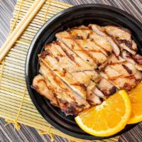 Chicken Teri-Bowl · broiled chicken with teriyaki sauce over rice