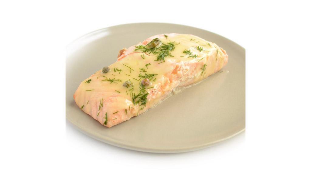 Poached Salmon With Whole Grain Mustard Aioli (Each) · 