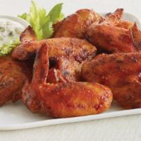 Mango Habanero Baked Chicken (8 Ct.) · Roasted chicken tossed in our Mango Habanero Sauce
