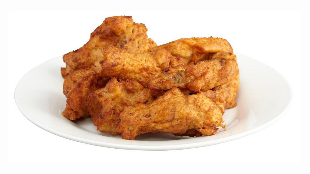 Breaded Chicken Wings 1/4 Lb. · Bone in wings breaded and fried to perfection.