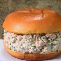Tuna Salad Sandwich · Scoop of tuna salad on brioche