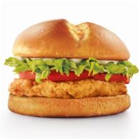 Classic Crispy Chicken Sandwich · Mayo, lettuce, and tomatoes.