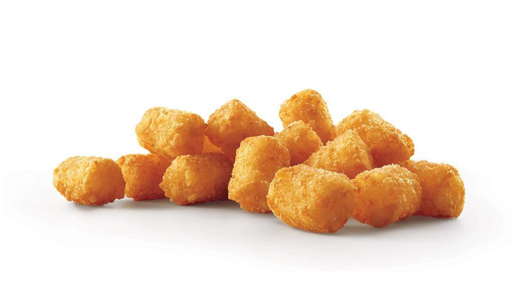 Cheese Tots · Pop some of these crispy little potato pieces topped with cheese in your mouth and you'll never think of a spud the same way again.