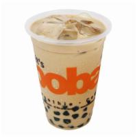 Boba Coffee · Our signature house brewed coffee mixed with cane sugar and condensed milk.