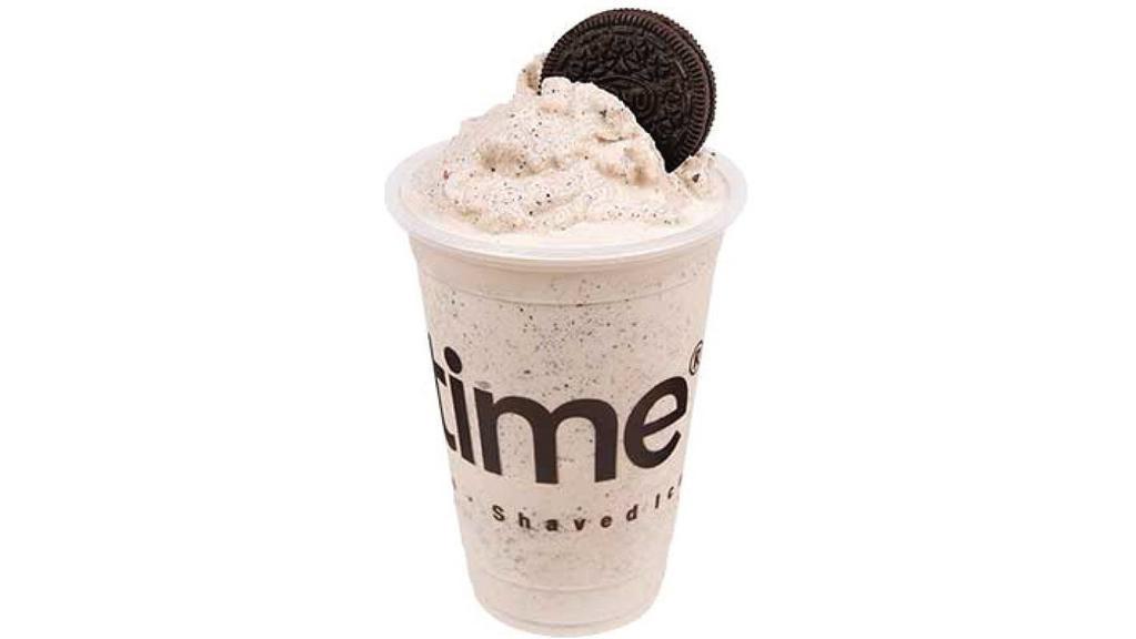 Cookies & Cream Shake · A classic Oreo cookie shake ice blended with milk and vanilla flavor for a creamy and crunchy combination