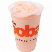 Strawberry Shake · A delicious thick and creamy strawberry shake ice blended with milk and ice cream.