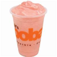 Strawberry Mango Smoothie · A fruity pairing of strawberry and mango blended into a refreshing smoothie.