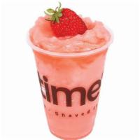 Strawberry Slush · Simply tasty, strawberries ice blended into a refreshing slush.