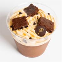 Mousse Au Chocolat · Chocolate mousse 74% from Republic Dominican, sea salt caramel whipping cream, chocolate bro...