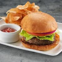 Ruth’S Prime Cheeseburger* · prime beef, choice of cheese, house-made potato chips