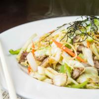 Beef Yakisoba · Stir-fry noodles with beef and veggies.