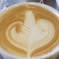 Skybound Vanilla Latte · we make our vanilla syrup from scratch to give you the best quality. we use organic cane sug...