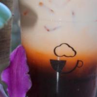 Thai Tea · thai tea blend + organic cane sugar + half n half