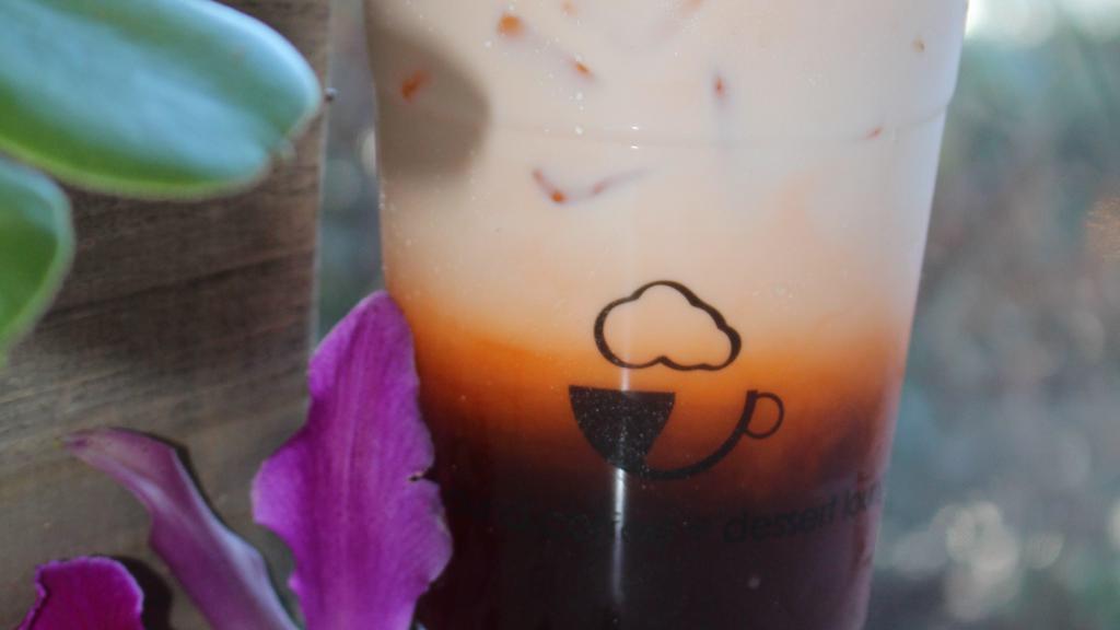 Thai Tea · thai tea blend + organic cane sugar + half n half