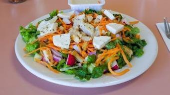 Grilled Chicken Salad · salad with grilled chicken