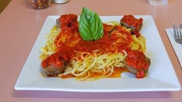 Spaghetti & Meatballs · WE make our own meatballs it is the best you will ever have never frozen always FRESH :) enjoy