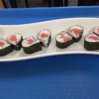 Spicy Tuna · Spicy tuna, cucumber, with special sauce.

Contains raw ingredients.