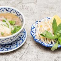 Pho Beef Noodle Soup · Delicate and delicious vietnamese noodle soup.