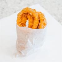 Onion Rings · House breaded with pluck sauce.