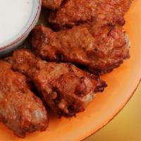 8 Piece Chicken Wings · Each order of our chicken wings include 1 side of Ranch. For an additional side of ranch, pl...