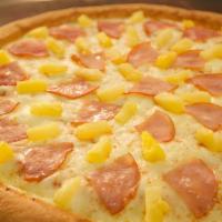 Hawaiian Pizza · We're proud of this island favorite that includes our marinara sauce, two cheese blend of mo...