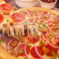Blazin' Bean Pizza · The blazin' bean is an experience that will change the way you think of pizza. We use our cu...