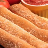 Bread Sticks · Eight breadsticks with Garlic Butter and Romano Parmesan Cheese. Each order comes with one s...