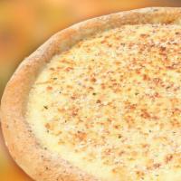 Cheese Bread · Our sauce-less pizza that has our two cheese blend of mozzarella pizza cheeses, bathed in ga...