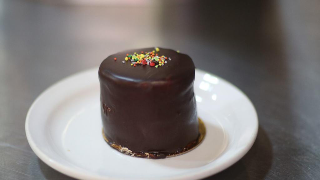 Chocolate Mini Cake · chocolate cake, chocolate mousse,chocolate ganache frosting