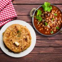 Chickpea Special & Paratha · Chickpeas simmered in fresh tomato, onions, and spices with paratha.