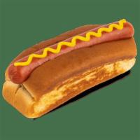 Freddy'S All-Beef Hot Dog · All beef hot dog served plain or with your choice of condiments on a toasted bun.