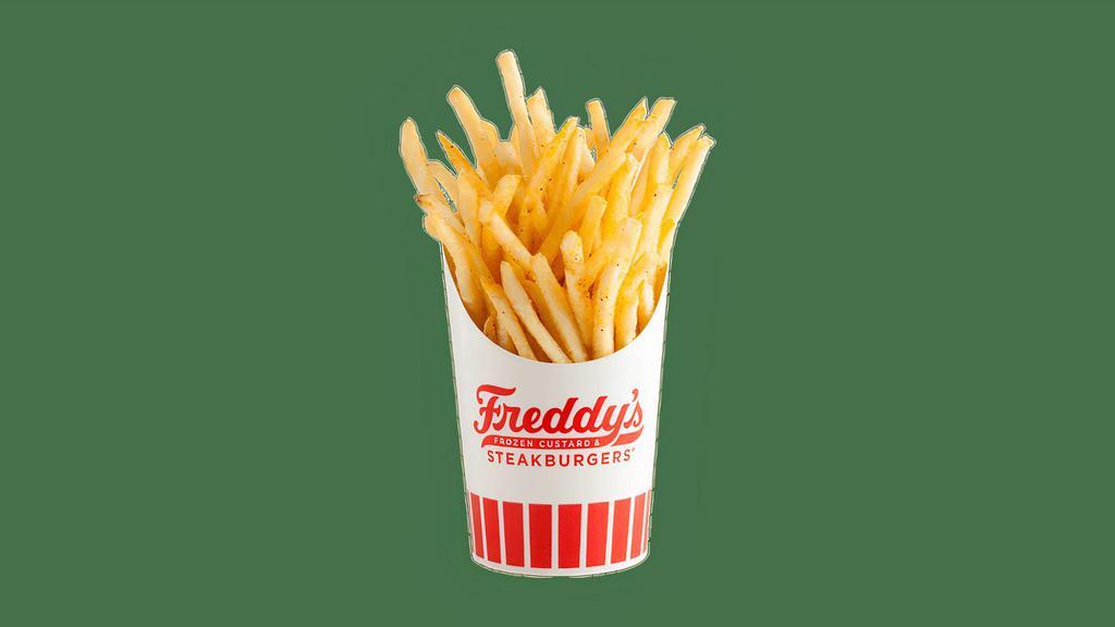 Freddy'S Fries · Freddy's Shoestring Fries seasoned with Freddy's Famous Steakburger & Fry Seasoning®.