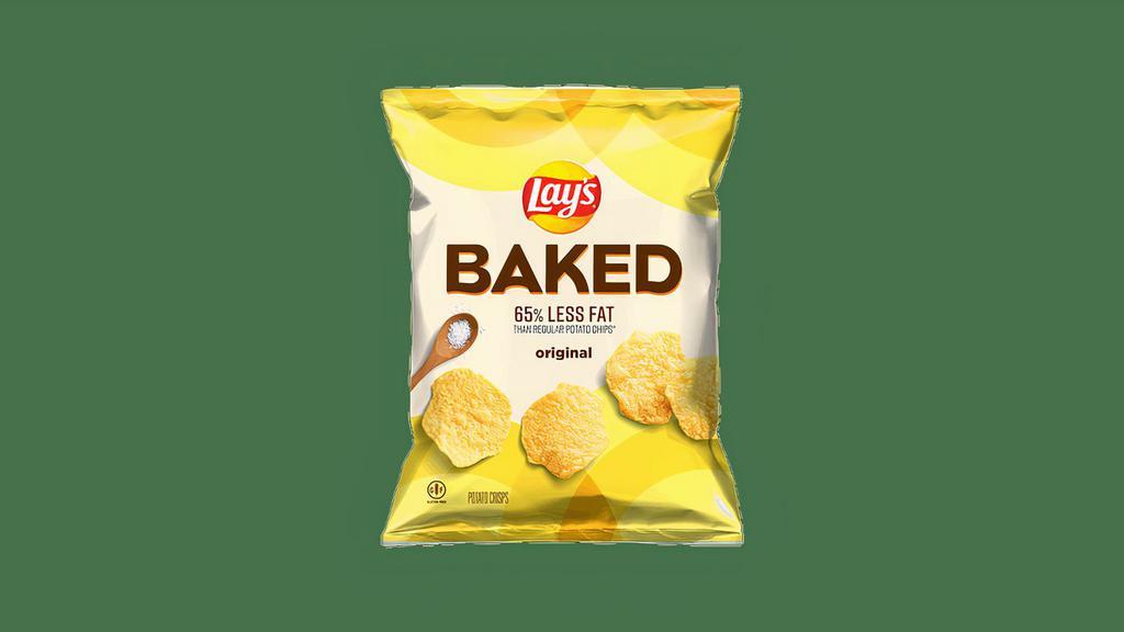 Baked Lays® · Lay’s® Oven Baked Original Baked Potato Crisps offer 65% less fat than regular potato chips and are gluten-free.