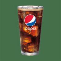 Fountain Drink · We proudly serve Pepsi®, Dr. Pepper®, and Luzianne® Tea products.