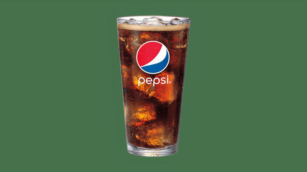 Fountain Drink · We proudly serve Pepsi®, Dr. Pepper®, and Luzianne® Tea products.