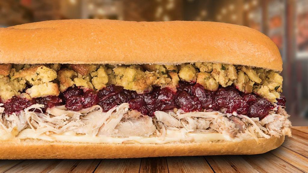 The Hot Bobbie · Coming in hot! The Hot Bobbie takes comfort food to the next level by turning up the heat on the classic Bobbie with grilled slow-roasted turkey, cranberry sauce, handmade stuffing, and mayo. .
