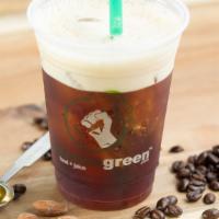 Iced · Organic coffee, agave. 56 calories.