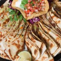 Quesadilla Party Tray (12) · Please order at-least 6 hours ahead for Prep Time