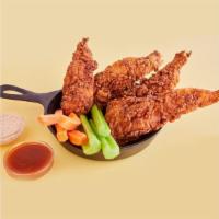 6 Piece Chicken Tenders · Hand Battered using our special breading recipe, these all white meat tenders are crispy on ...