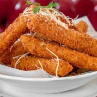Zucchini Reggiano Parmesan · Hand-sliced fresh zucchini, dipped in buttermilk and crispy panko, fried to a golden brown. ...