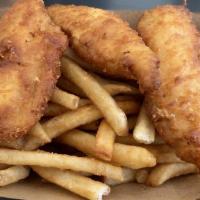 Fish & Chips · battered wild caught cod with fries
