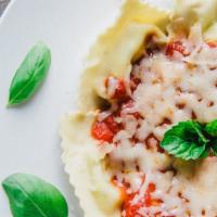 Ricotta Cheese Filled Ravioli · 