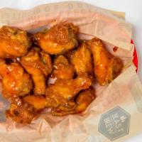 Chicken Wings · One pound of our famous twice fired hot wings. Served with our classic housemade ranch. Also...