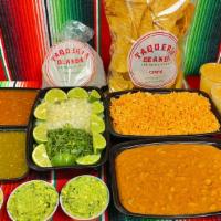 Meal Pack #2 · Makes 30 Tacos
Feeds 6-8 people
2 lb. of your choice of Meat.
2 lb. of Beans and 2 lb. of Ri...