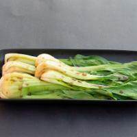 Steamed Bok Choy (7 Oz) · Baby bok choy, special house made olive oil sauce.