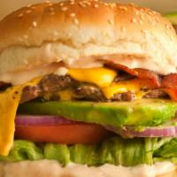 California Best · This Gourmet Burgers includes French Fries