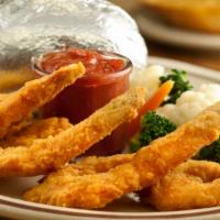 Shrimp Dinner · Dinners come with side choice of fries, baked potato, or Spanish rice. Also side soup or sid...