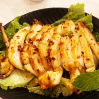 Grill Squid · squid grill over open flame