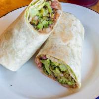Mama’S Vegan Burrito · Burritos: Rice, Beans, Pico de Gallo, Slaw Cabbage, Sourcream and Guacamole.

Bowl: Rice, Be...